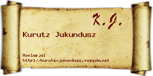 Kurutz Jukundusz névjegykártya